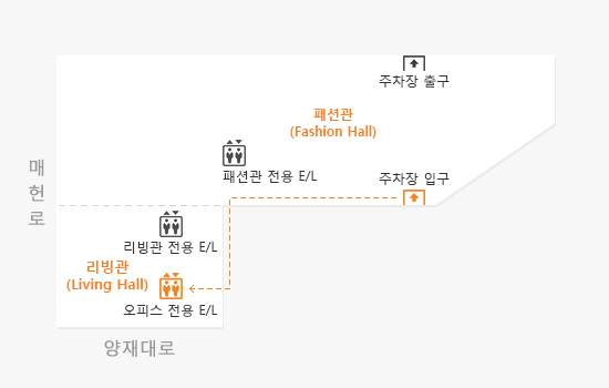 차량으로 방문하시는 경우