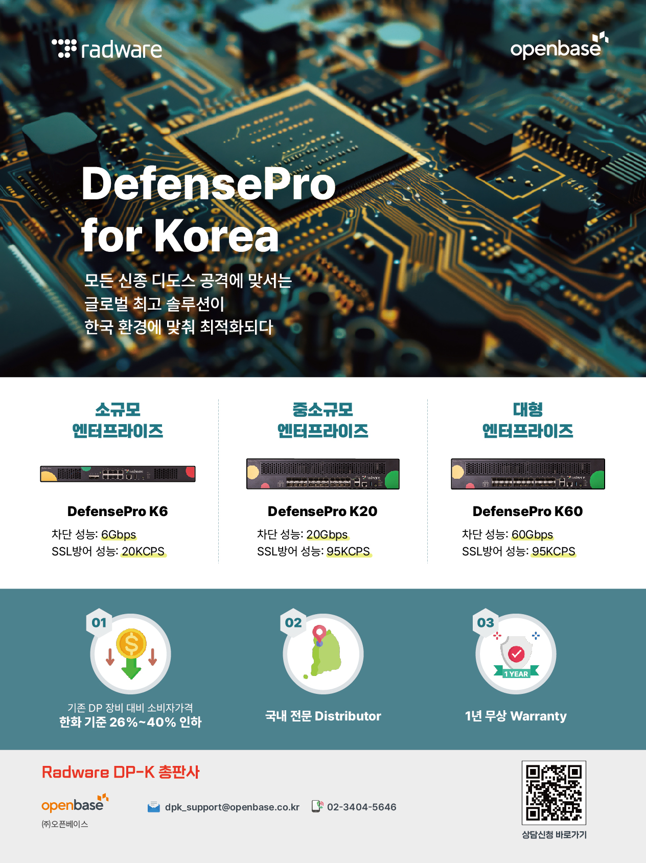 Radware DP-K 광고